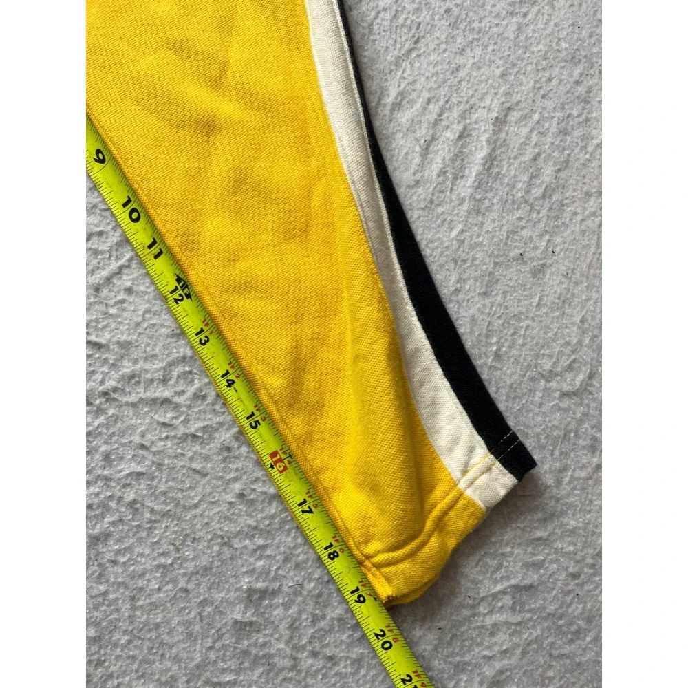 Chaps Ralph Lauren Mens Yellow Long Sleeve Crewneck T Shirt Cotton‎ Size M VTG